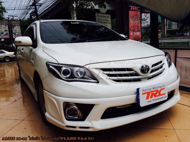 ไฟหน้า ALTIS 2010 โปรเจคเตอร์ VLAND V2.0 (DRL LIGHT BAR)